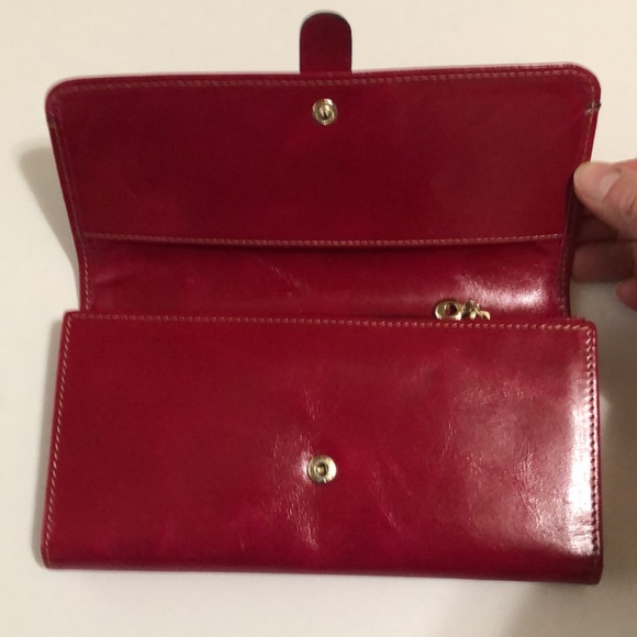 ITSLIFE Rose Red RFID Leather Wallet - Picture 2 of 10